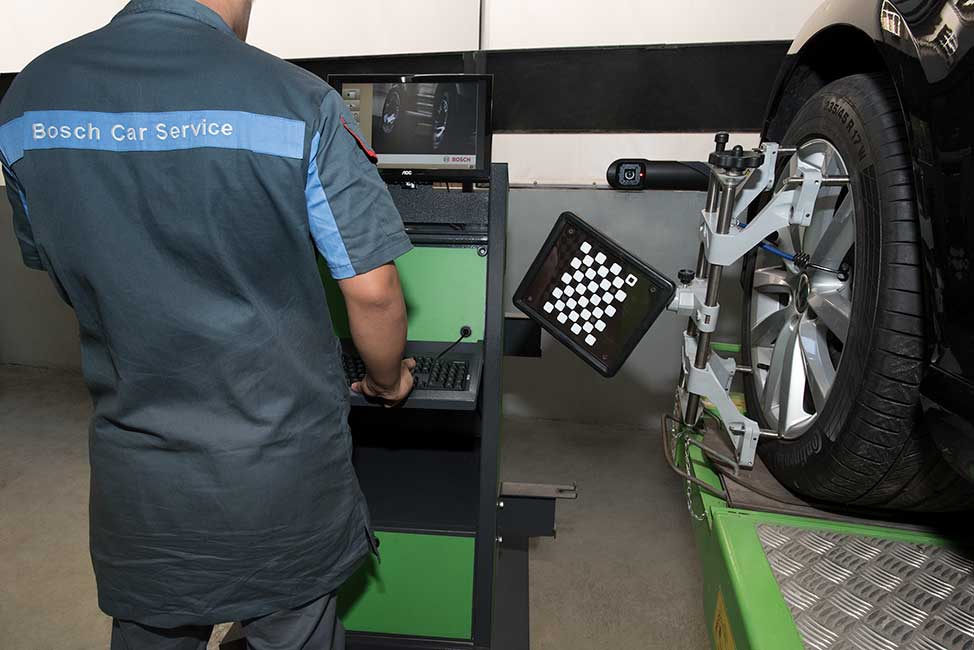 pneus a ser alinhados